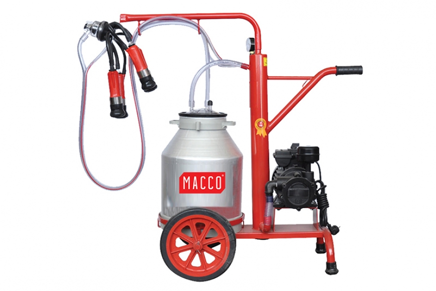 MC 3154 - SINGLE MILKING MACHINE WITH ALUMINUM BUCKET